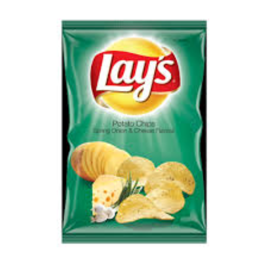 LAYS SPRING ONION & CHEESE 105G
